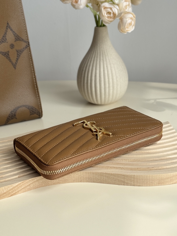 イヴサンローラン財布側面デザイン